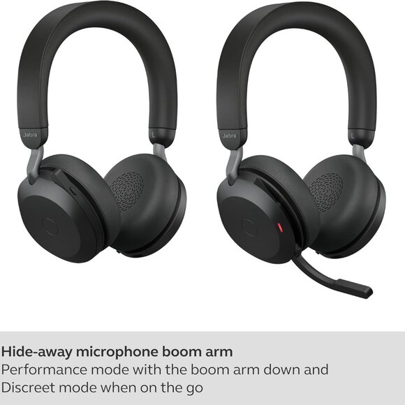 Jabra Evolve2 75 On-Ear Headphones - Black - Picture 13 of 13